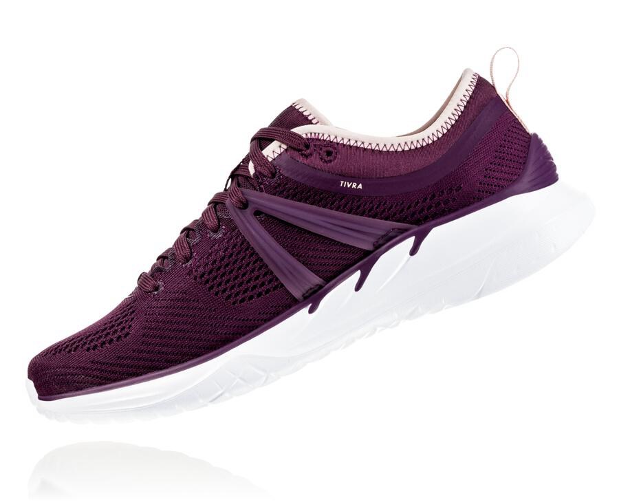 Hoka One One Running Shoes Womens Purple - Tivra - 83105DWBQ